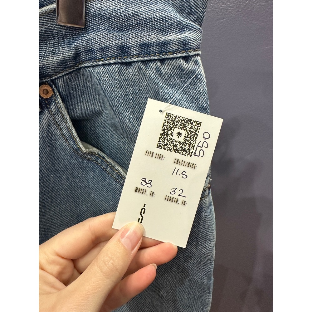 Levi 550‎ Relaxed Fit Light Wash Denim Jeans Mens W34 L34 - Picture 6 of 7